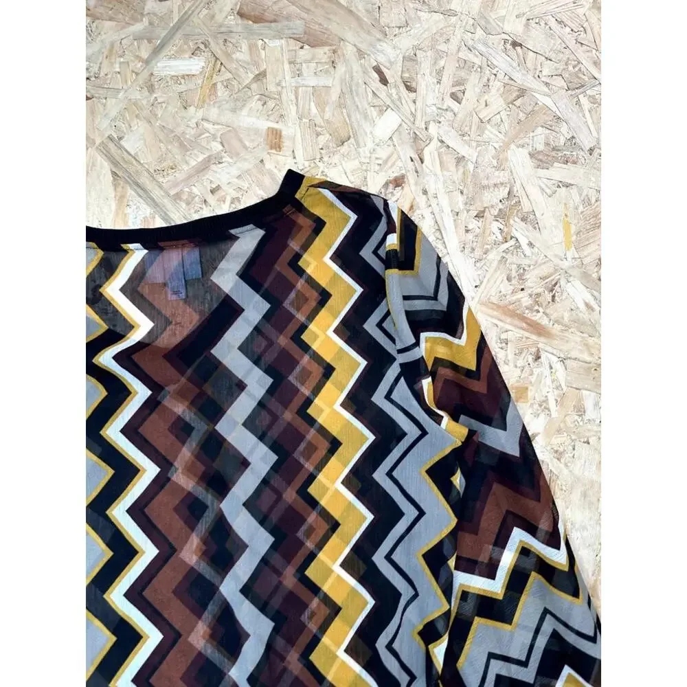 Missoni for Target 20th Anniversary Chevron Knit V-Neck Sweater Mens